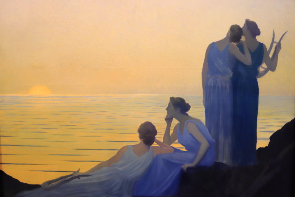 Soir antique, Alphose Osbert, 1908, Paris Petit Palais