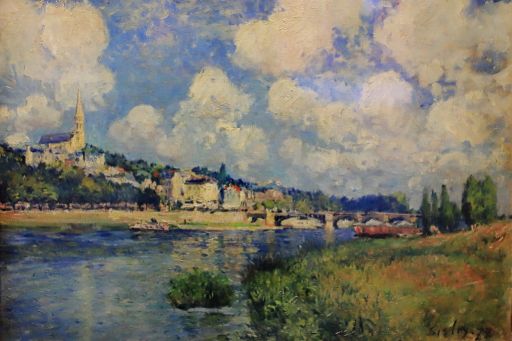 Saint Cloud, Alfred Sisley, 1877, Paris Louvre